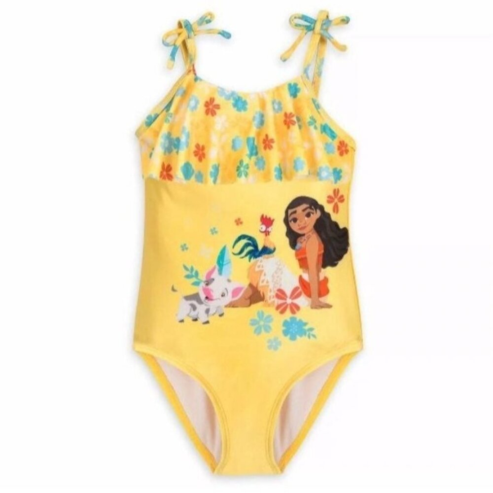 Disney Store Girl  Swimsuit One Piece  Moana 9/10